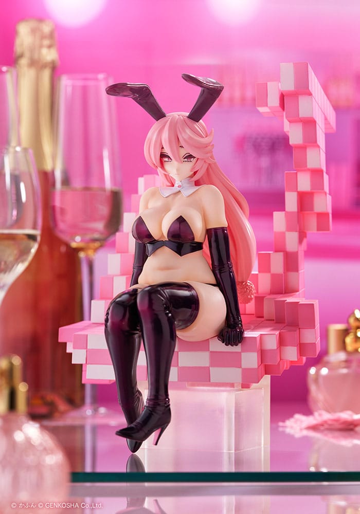 Original Character Trick Bunnies PVC Statue 1/7 Sitting Bunny Illustration by Kafun 24 cm