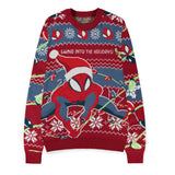 Spider-Man Sweater Swing into the Holidays (Christmas Jumper) Size M