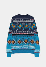 Sesame Street Christmas Sweater Cookie Monster Size L