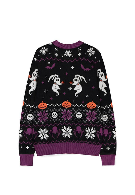 Nightmare Before Christmas Sweater Glow in the Dark (Christmas Jumper) Size XL