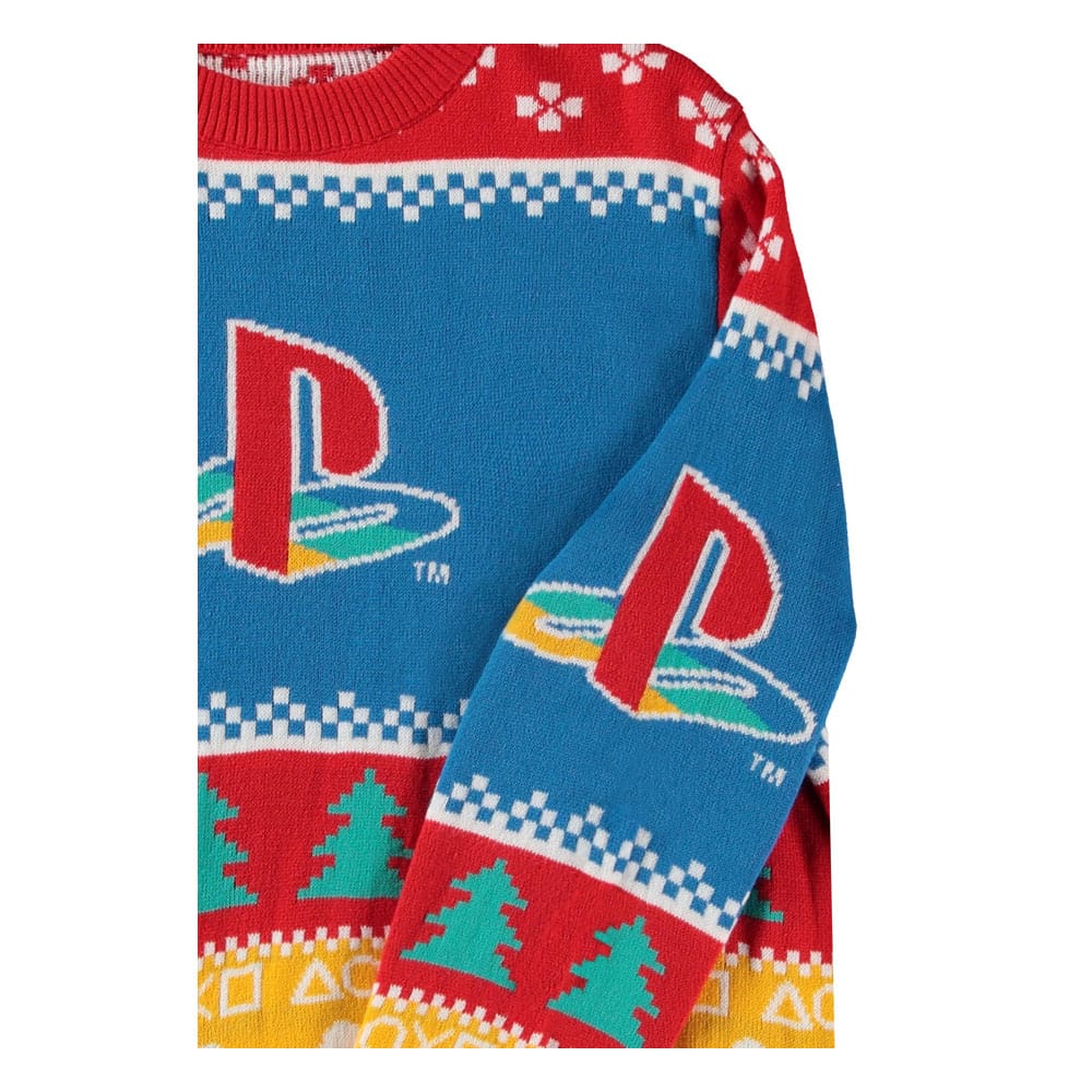 PlayStation Sweater Logo (Christmas Jumper) Size L