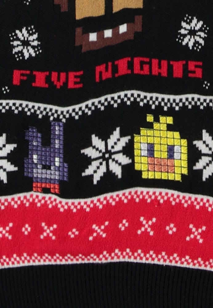 Five Nights at Freddy's Sweater Survived Five Nights (Christmas Jumper) Size L