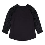 Elivira by Loungefly Tee T-Shirt Unisex Shirred Raglan Size M