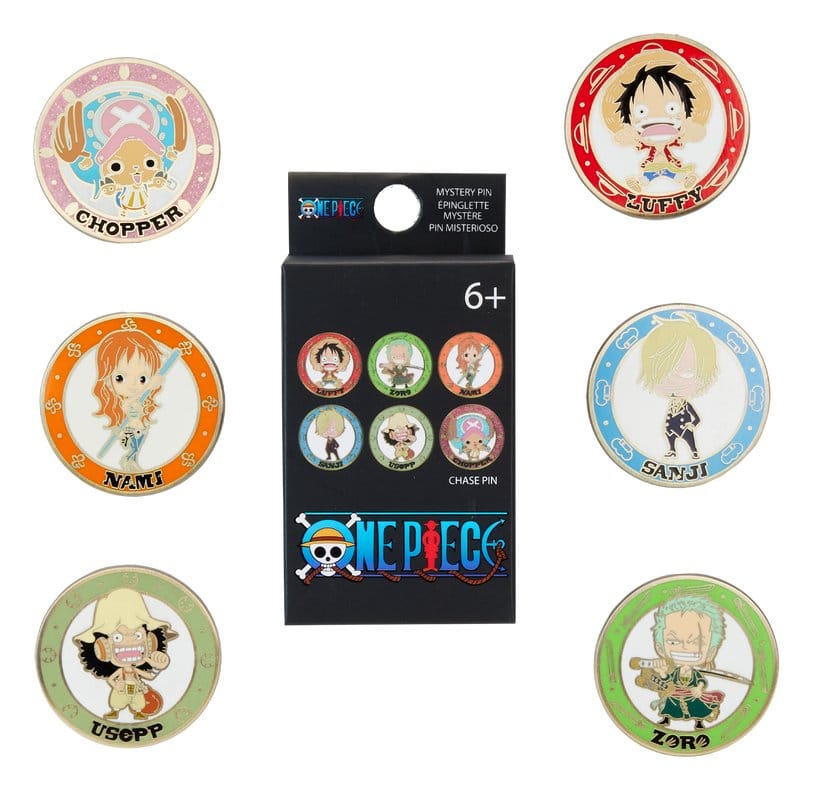 One Piece by Loungefly Enamel Pins Chibi Blind Box Assortment (12)
