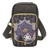 Sanrio by Loungefly Crossbody with Coin Bag 20th Anniversary Kuromi Cell Phone