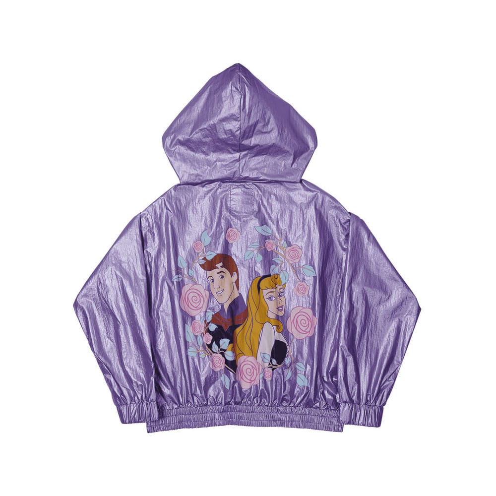 Disney by Loungefly Windbreaker Jacket Princess Aurora & Prince Phillip Size XL