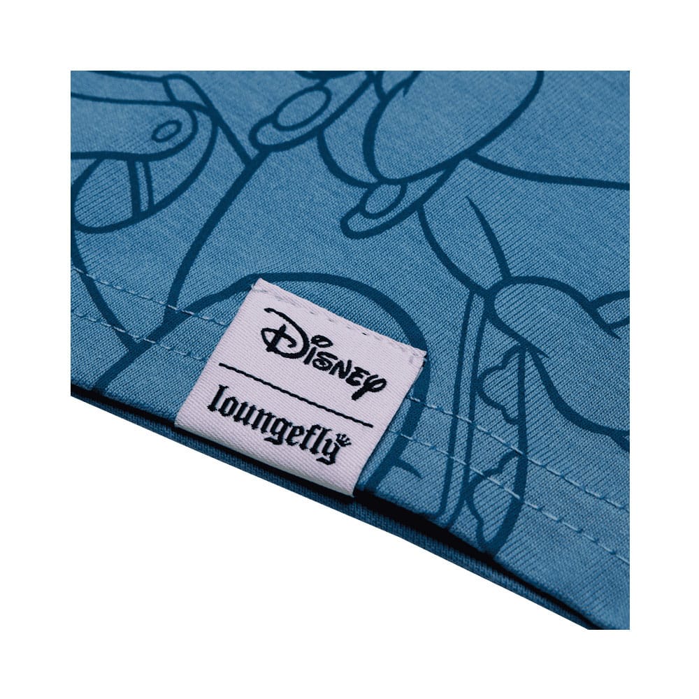 Pinocchio by Loungefly Tee T-Shirt Unisex Blue Fairy Shirred Raglan Size XL