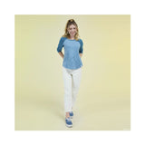 Pinocchio by Loungefly Tee T-Shirt Unisex Blue Fairy Shirred Raglan Size L