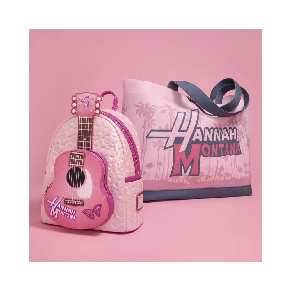 Disney by Loungefly Canvas Tote Bag Hannah Montana Guitar Canvas
