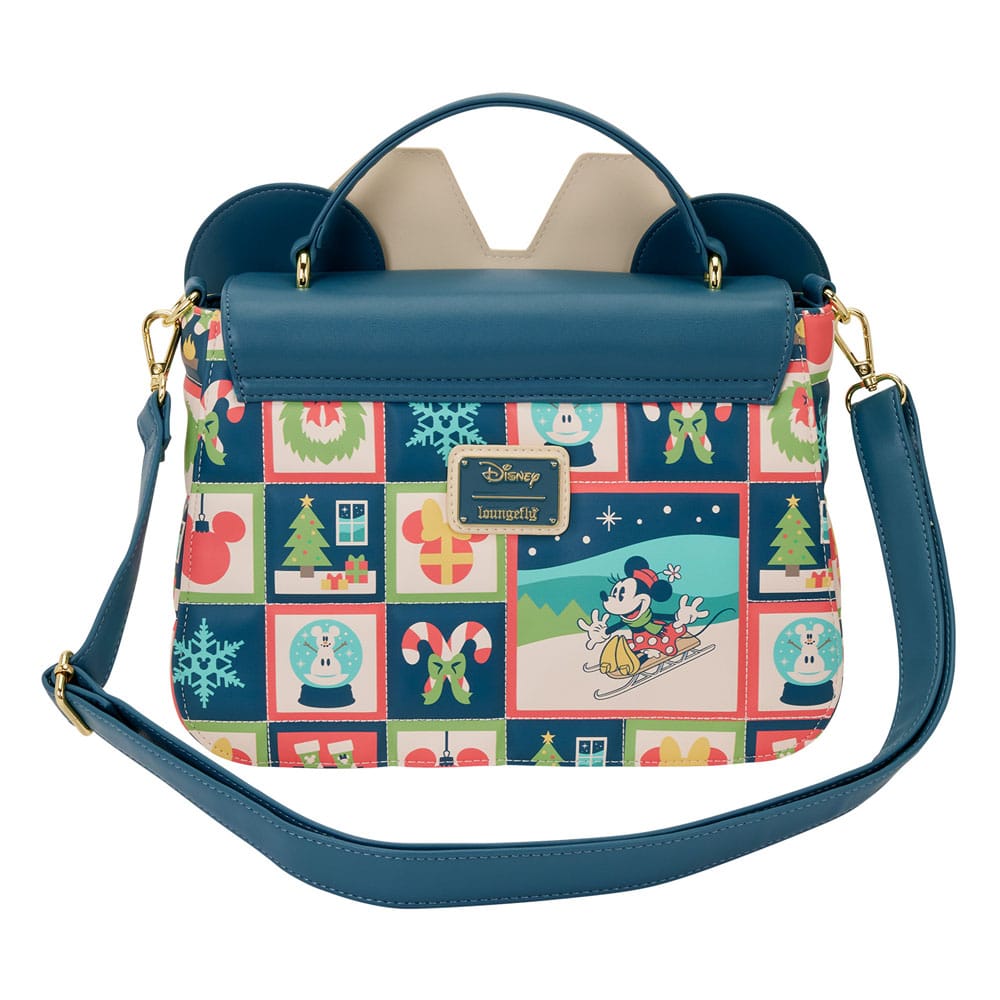 Disney by Loungefly Crossbody Bag Mickey and Minnie Holiday