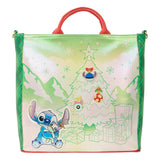 Disney by Loungefly Canvas Tote Lilo&Stitch Holiday