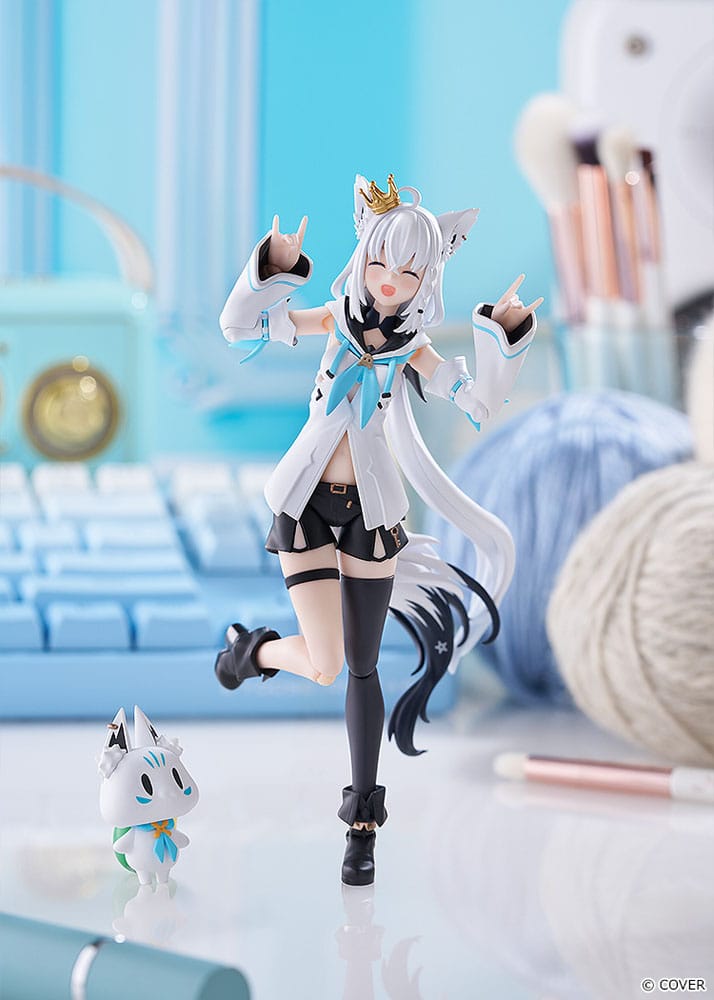 Hololive Production Figma Action Figure Shirakami Fubuki 15 cm