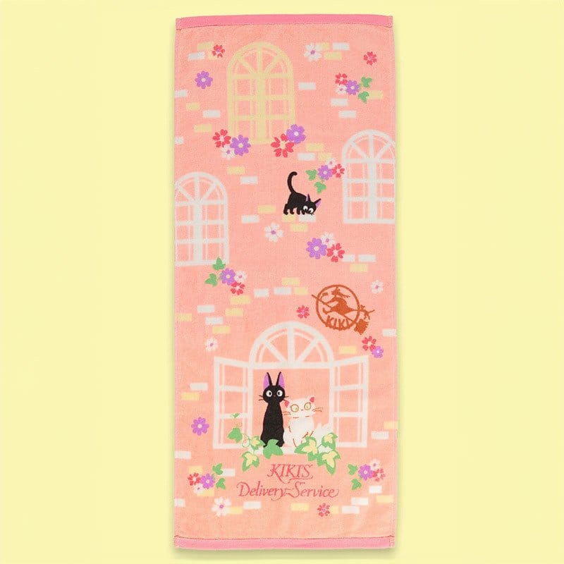 Kiki's Delivery Service Natsu Towel Sweet Pink Jiji 34 x 80 cm