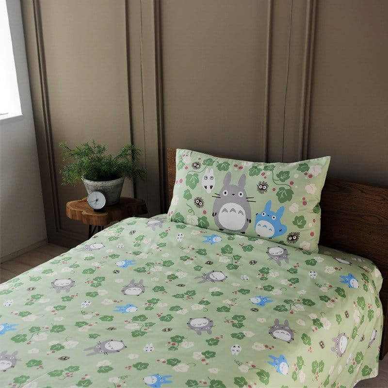 My Neighbor Totoro Natsu Duvet Set Totoro Green Leaf