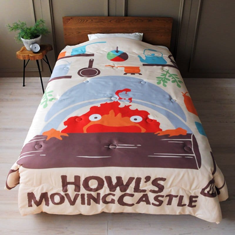 Howl’s Moving Castle Natsu Comforter Cook with Calcifer