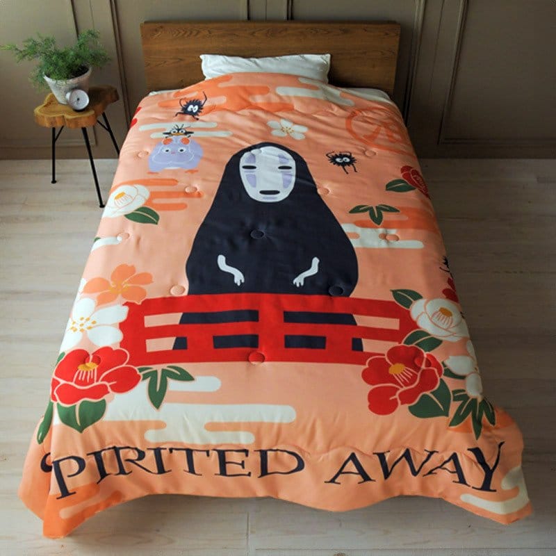 Spirited Away Natsu Comforter No Face & Flowers