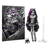 Monster High Reel Drama Doll Clawdeen Wolf in Black And White