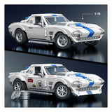 Mattel Brick Shop Hot Wheels Elite Series Building Set 1/16 Corvette Grand Sport