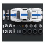 Mattel Brick Shop Hot Wheels Elite Series Building Set 1/16 Corvette Grand Sport