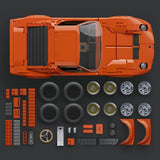 Hot Wheels Premium Mattel Brick Shop Building Set 1/12 Lamborghini Miura P400 SV