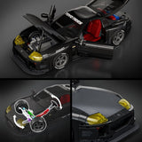 Hot Wheels Elite Mattel Brick Shop Building Set 1/16 '94 Toyota Supra MKIV
