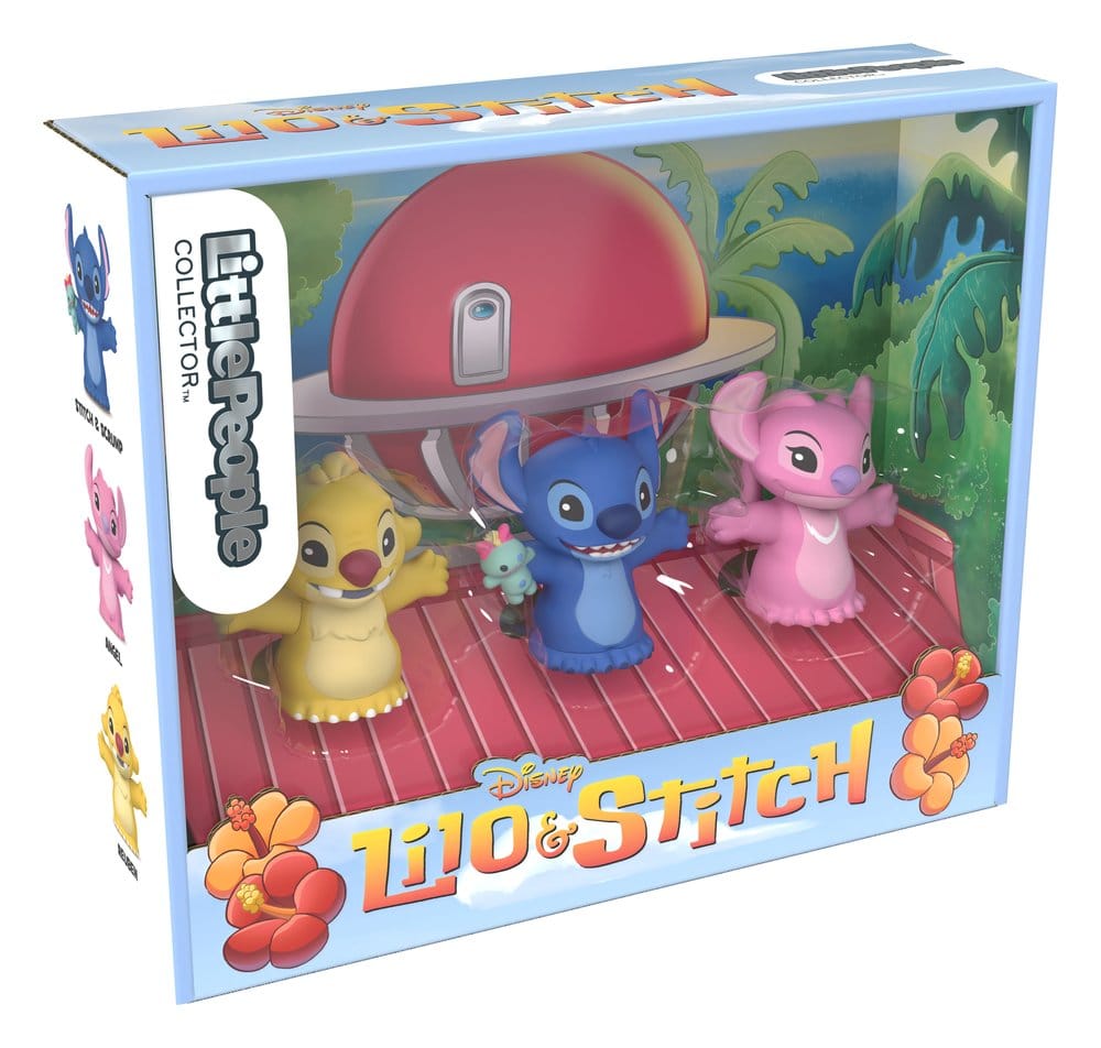 Lilo & Stitch Little People Collector Mini Figure 3-Pack Stitch & The Cousins 7 cm