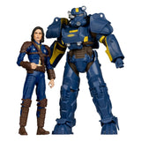Fallout 4 Statue 2-Pack T-60 Vault Tec & Sole Survivor 18 cm