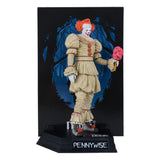 It: Welcome to Derry Movie Maniacs PVC Statue Pennywise (Flashback) (Gold Label) 16 cm
