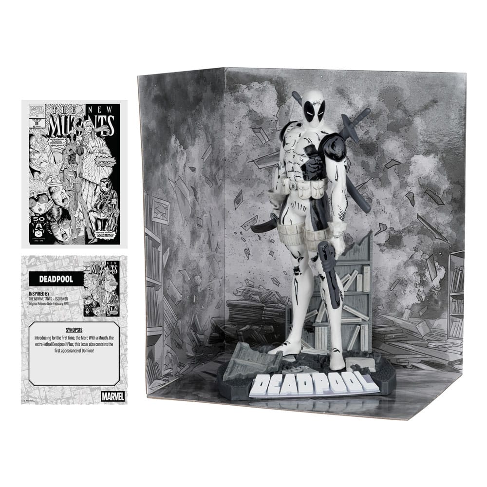 Marvel Collection PVC Statue 1/10 Deadpool (The New Mutants #98) (Line Art) (Gold Label) 17 cm