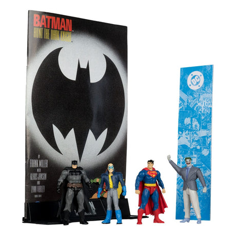 DC Direct Page Punchers Action Figure 4-Pack Batman & Son of Batman & Superman & Joker 7 cm