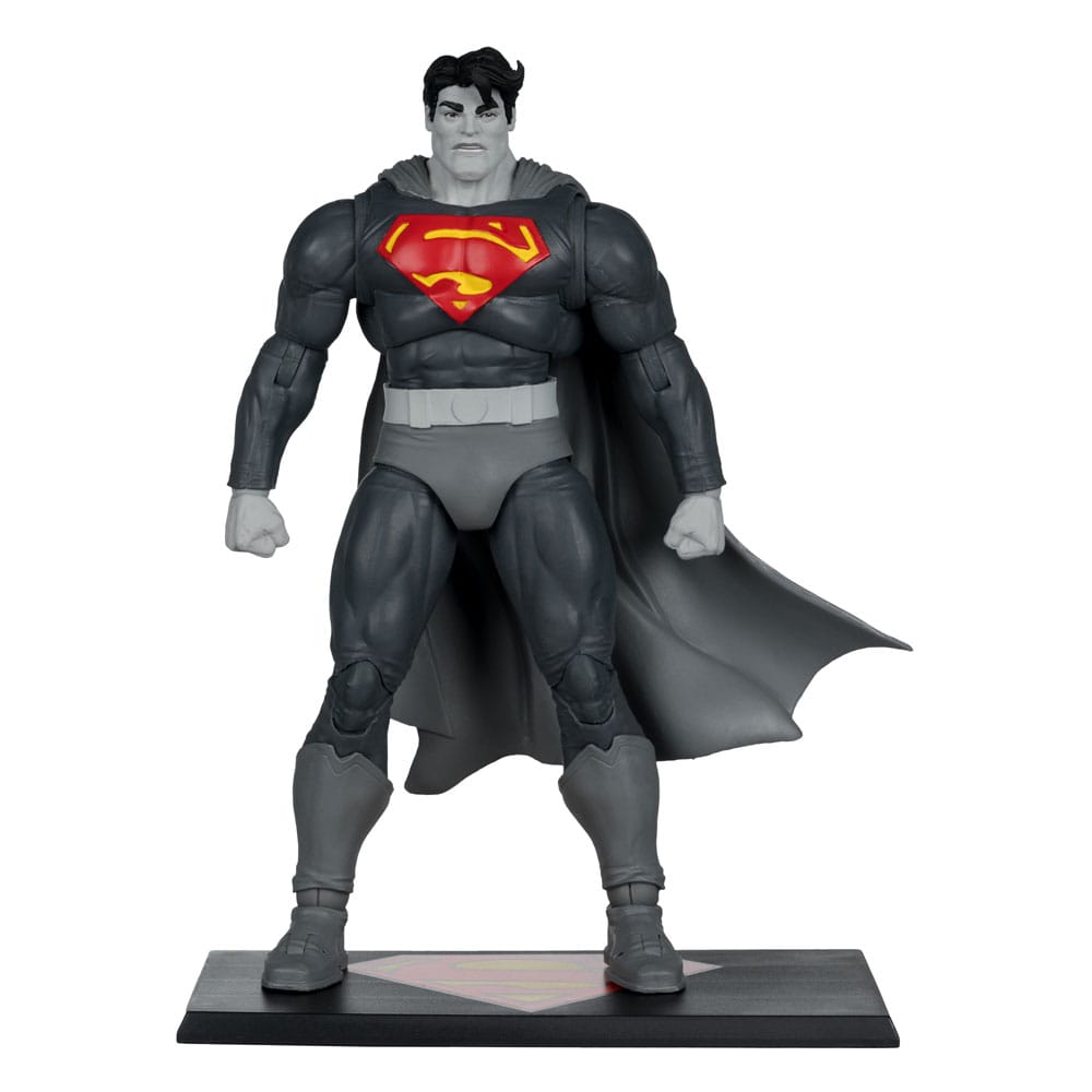 DC Multiverse Action Figure Superman (The Dark Knight Returns) (Black & White Accent Edition) (Gold Label) 18 cm