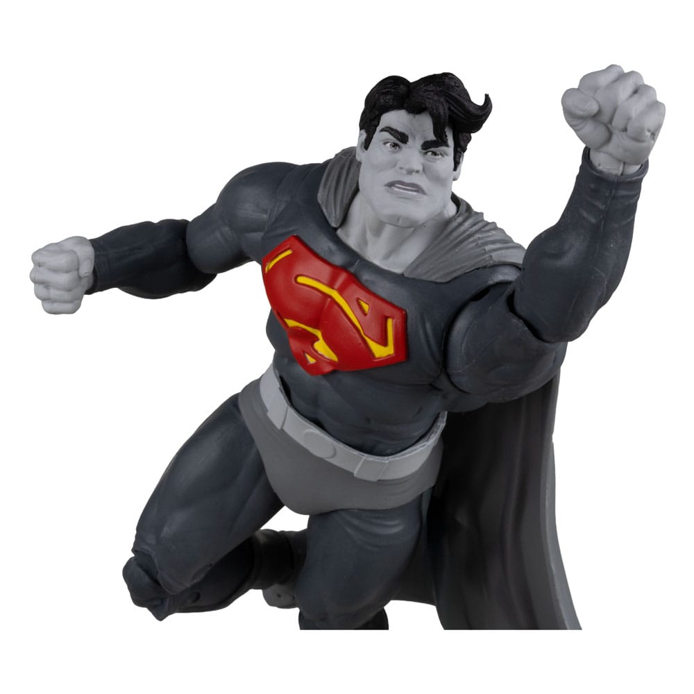 DC Multiverse Action Figure Superman (The Dark Knight Returns) (Black & White Accent Edition) (Gold Label) 18 cm