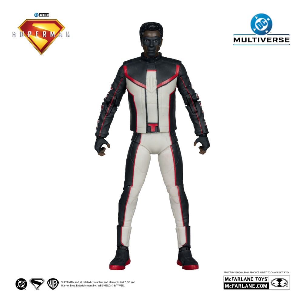 Superman (2025) DC Multiverse Deluxe Theatrical Edition Action Figure Mr. Terrific (Red Platinum Edition) 18 cm