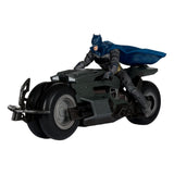 The Flash DC Multiverse Vehicle Batcycle with Batman