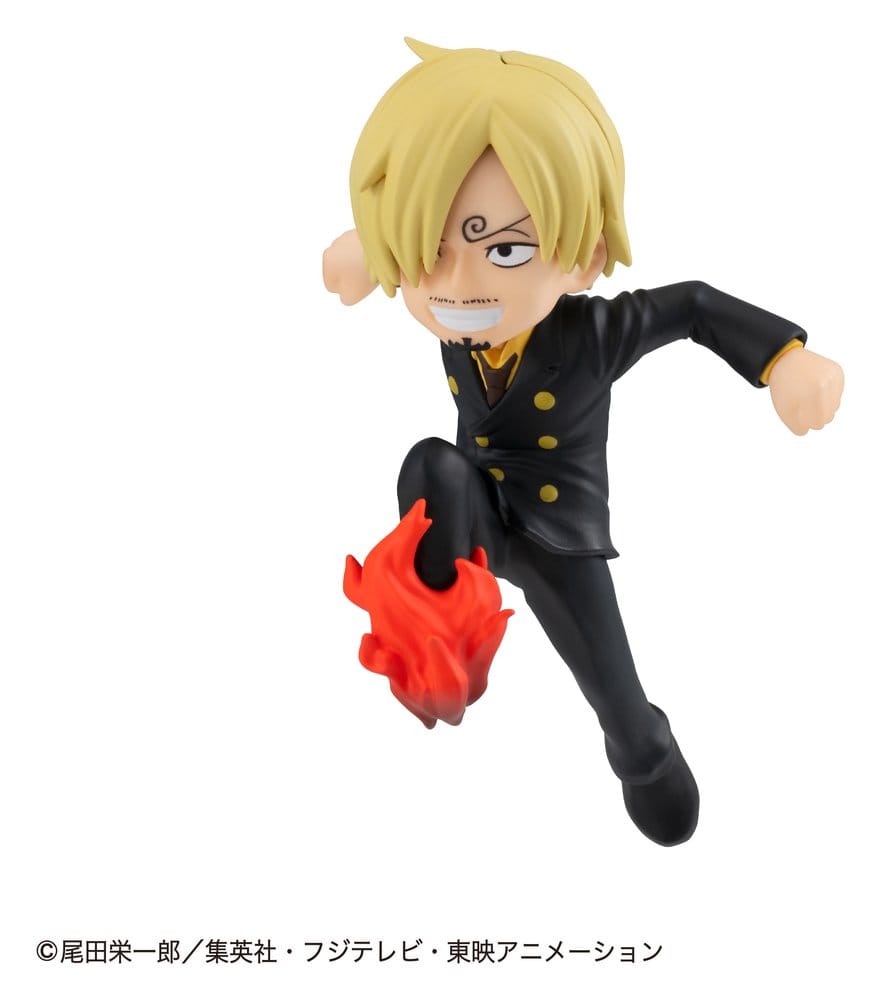 One Piece Tobimas Mini Figures 5 cm Blind Box Display (6) (Repeat)