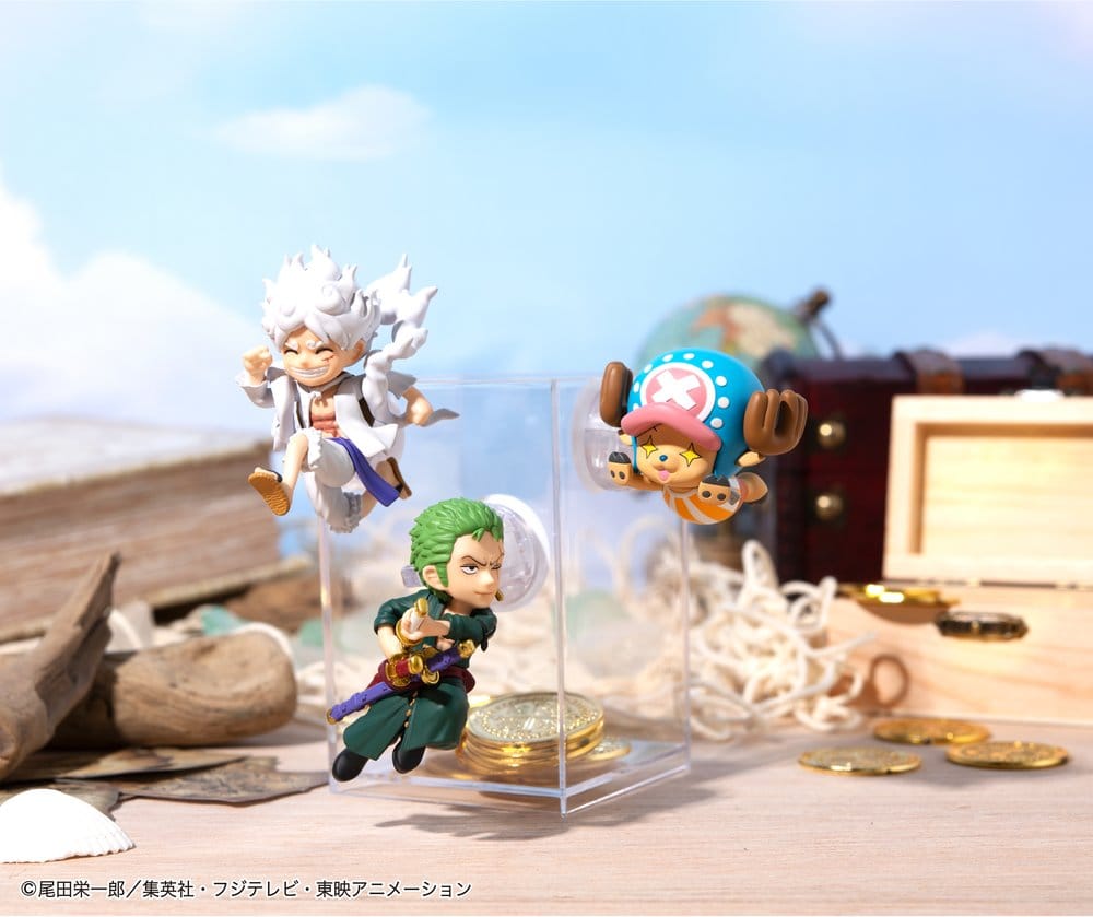 One Piece Tobimas Mini Figures 5 cm Blind Box Display (6) (Repeat)