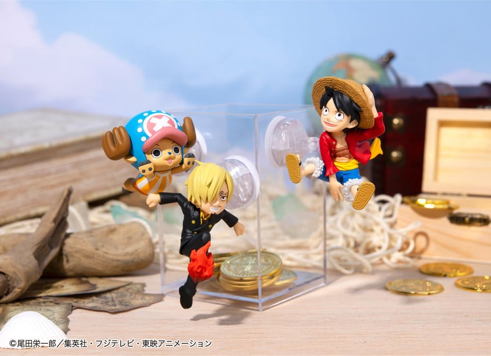 One Piece Tobimas Mini Figures 5 cm Blind Box Display (6) (Repeat)