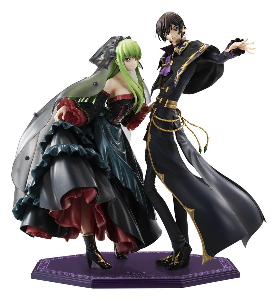 Code Geass: Lelouch of the Rebellion Precious G.E.M. Series Statue 2-Pack L.L. & C.C. 20th Anniversary 25 cm