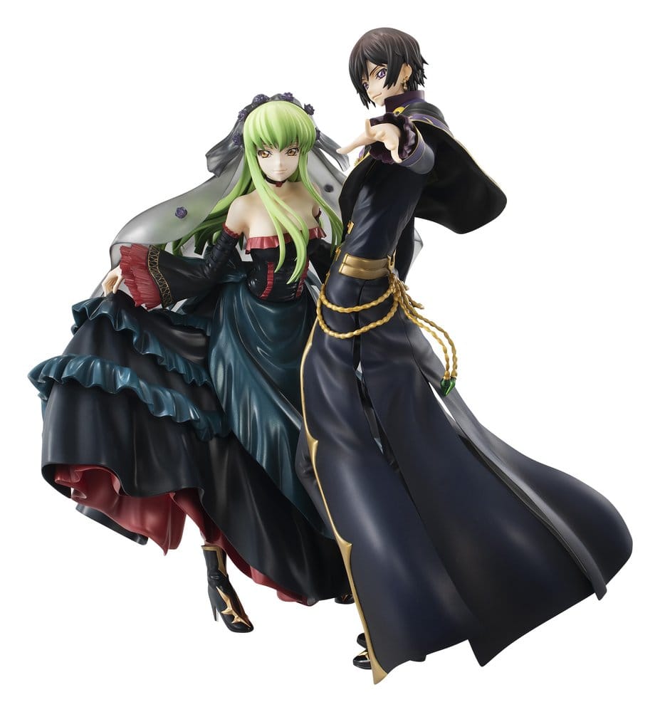 Code Geass: Lelouch of the Rebellion Precious G.E.M. Series Statue 2-Pack L.L. & C.C. 20th Anniversary 25 cm