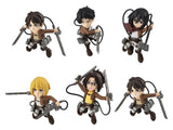 Attack on Titan Tobimas Mini Figures Pack of 6 (with gift)