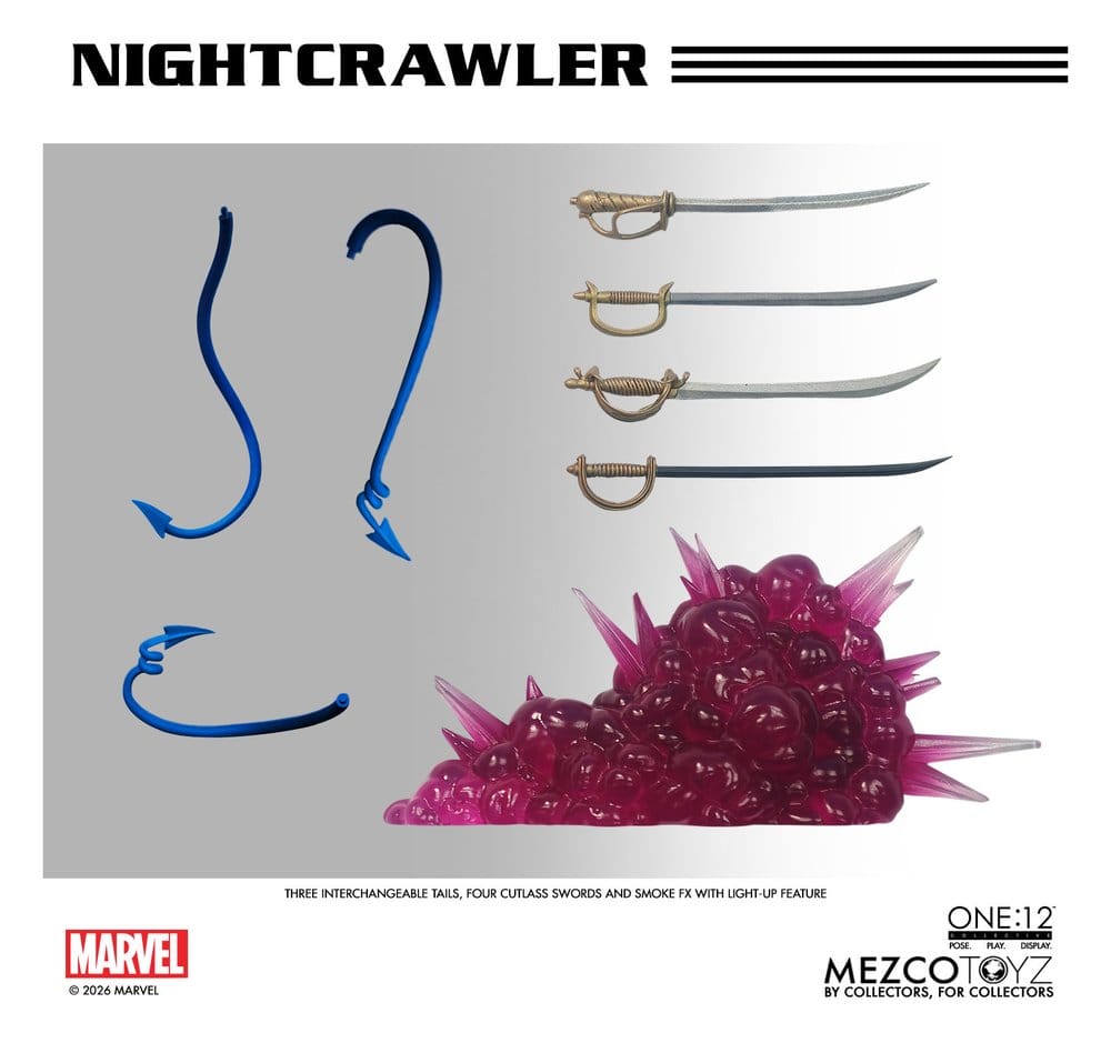 Marvel X-Men One:12 Collective Action Figure 1/12 Nightcrawler 16 cm