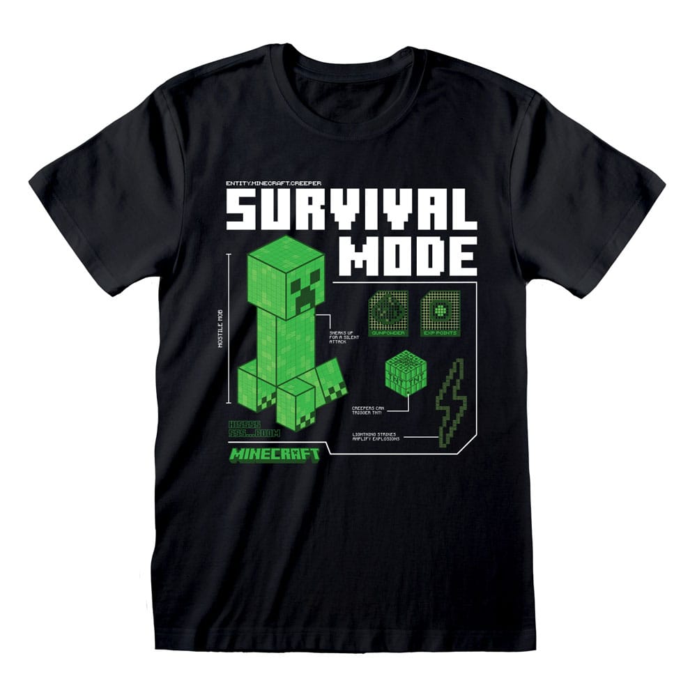Minecraft T-Shirt Survival Size M
