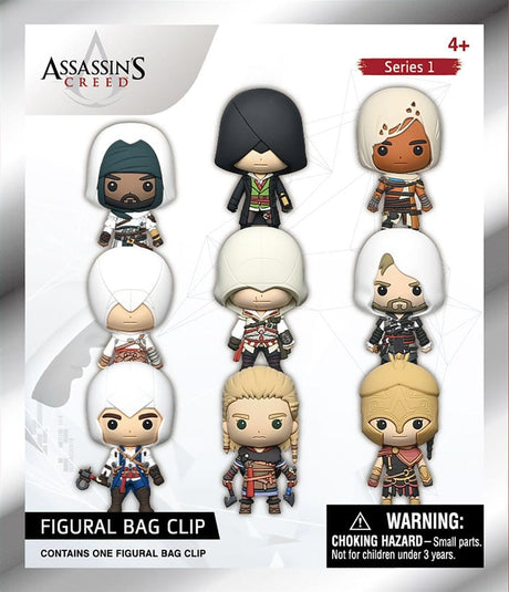 Assassin's Creed 3D PVC Bag Clips Series 1 Display (24)