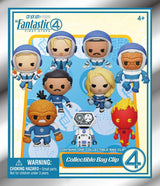 Fantastic Four 3D PVC Bag Clips Movie Display (24)