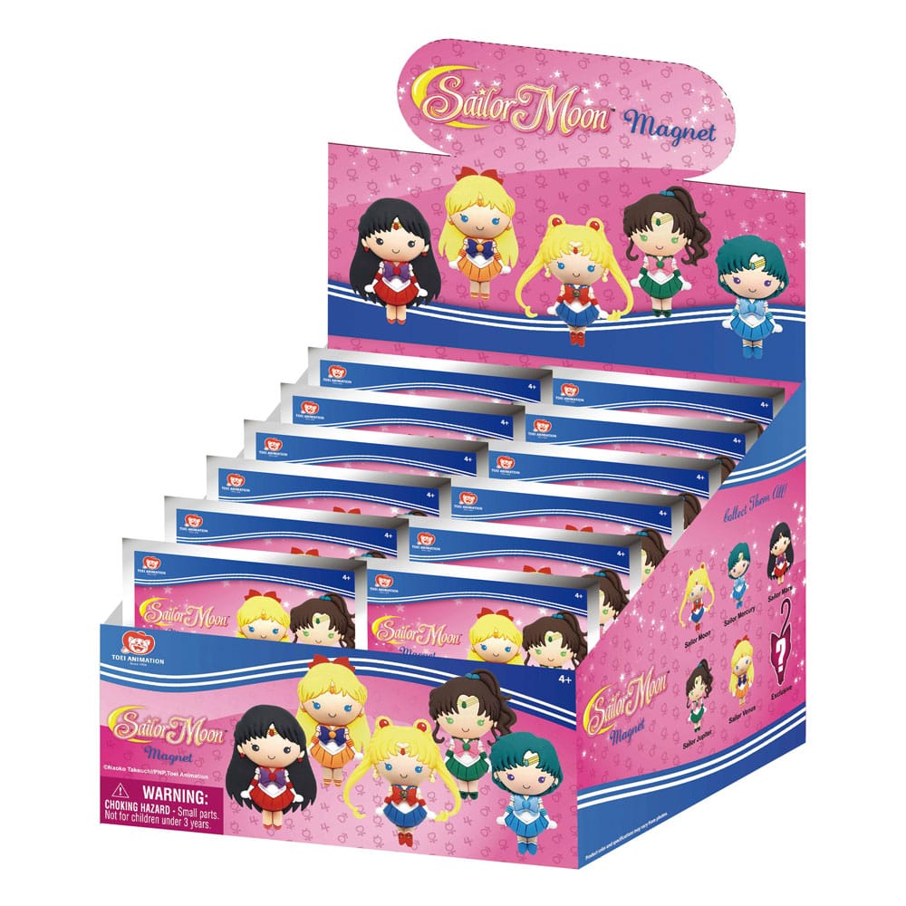 Sailor Moon Magnets blind pack Series 1 Display (12)