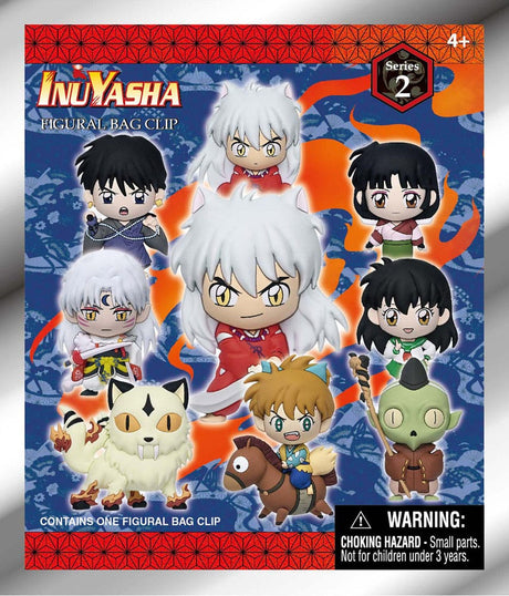 InuYasha 3D Foam Bag Clips Series 2 Display (24)