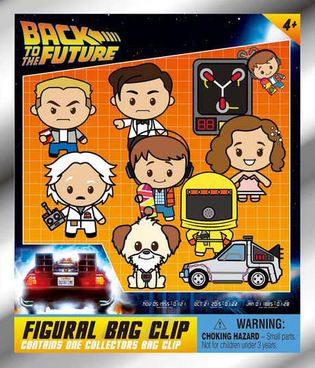 Back to the Future 3D PVC Bag Clips 40th Anniversary Series 1 Display (24)