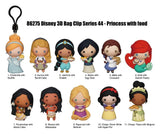 Disney 3D PVC Bag Clips Princess with Food Serie 44 Display (24)