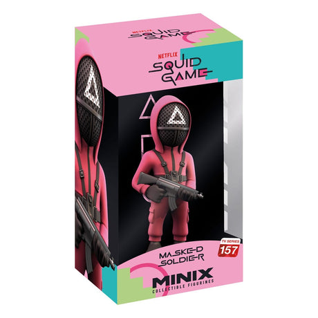 Squid Game Minix Figure Masked Triangle Guard 12 cm