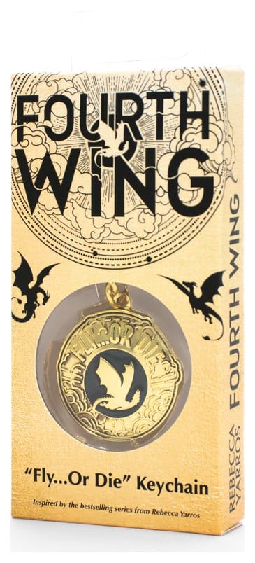Fourth Wing Keychain Fly or Die 14 cm